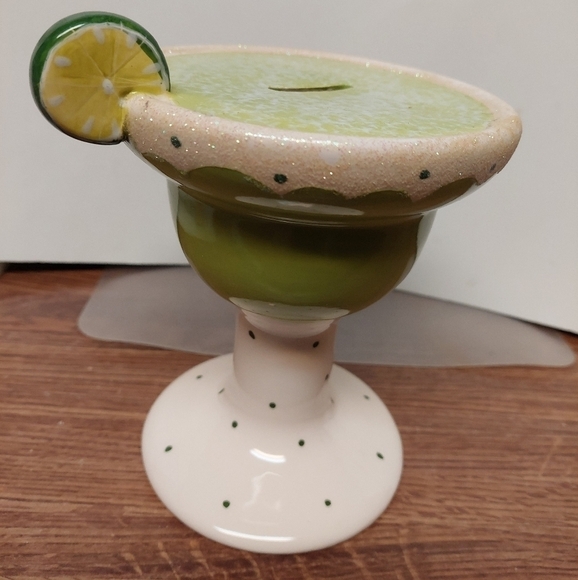 Pier 1 Margarita Ceramic Coin Bank - Picture 3 of 7